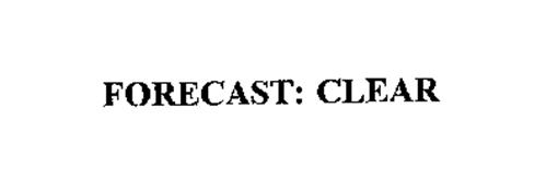 FORECAST: CLEAR