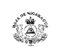 HOJA DE NICARAGUA REPUBLICA DE NICARAGUA AMERICA CENTRAL JALAPA VALLEY IMPORTED
