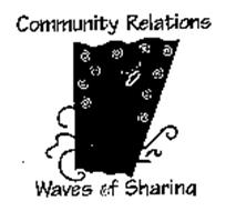 COMMUNITY RELATIONS WAVES OF SHARING