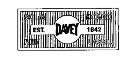 DAVEY SOLID BOARD RED LABEL EST. 1842