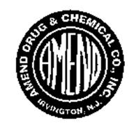 AMEND DRUG & CHEMICAL CO., INC. IRVINGTON, N.J.