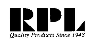 RPL QUALITY PRODUCTS SINCE 1948