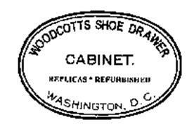 WOODCOTTS SHOE DRAWER CABINET. REPLICAS*REFURBISHED WASHINGTON, D.C.