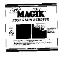 NEW MAGIK RUST STAIN REMOVER RUST STAIN REMOVER