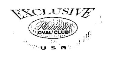 EXCLUSIVE PLATINUM OVAL CLUB USA