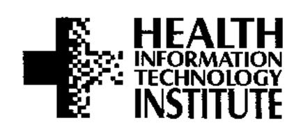 HEALTH INFORMATION TECHNOLOGY INSTITUTE