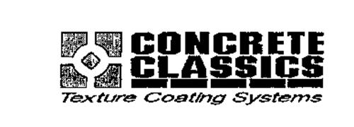 CONCRETE CLASSICS TEXTURE COATING SYSTEMS