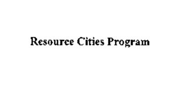 RESOURCE CITIES PROGRAM
