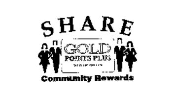 SHARE GOLD POINTS PLUS THE #1 SHOPPERS CARD COMMUNITY REWARDS