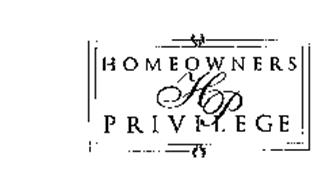 HP HOMEOWNERS PRIVILEGE
