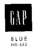 GAP BLUE NO. 655