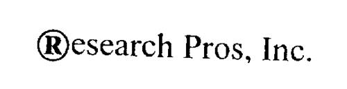 RESEARCH PROS, INC.