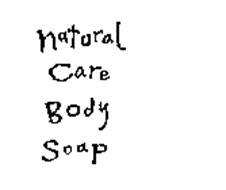 NATURAL CARE BODY SOAP