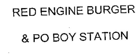 RED ENGINE BURGER & PO BOY STATION