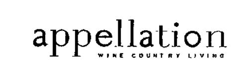 APPELLATION WINE COUNTRY LIVING