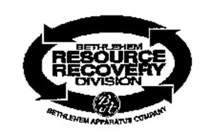 BETHLEHEM RESOURCE RECOVERY DIVISION BA BETHLEHEM APPARATUS COMPANY
