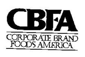 CBFA CORPORATE BRAND FOODS AMERICA