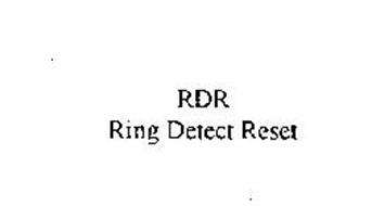 RDR RING DETECT RESET