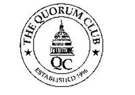 THE QUORUM CLUB QC ESTABLISHED 1996