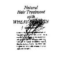 NATURAL HAIR TREATMENT WITH WHEAT PROTEIN CONDITIONING BASED ON THE NATURAL INGREDIENT FORMULATION.  