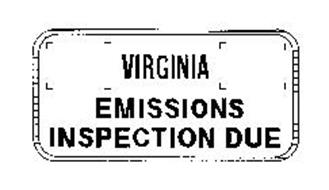 VIRGINIA EMISSIONS INSPECTION DUE
