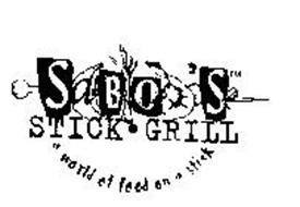 SABO'S STICK GRILL A WORLD OF FOOD ON A STICK