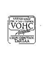 VETERINARY ORAL HEALTH COUNCIL VOHC ACCEPTED HELPS CONTROL TARTAR
