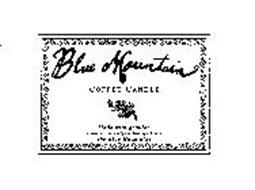 BLUE MOUNTAIN COFFEE CANDLE MADE WITH GENUINE JAMAICAN COFFEE BEANS FROM THE BLUE MOUNTAINS