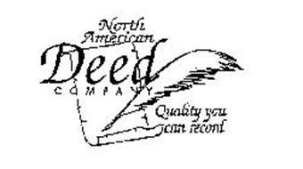 NORTH AMERICAN DEED COMPANY QUALITY YOUCAN RECORD