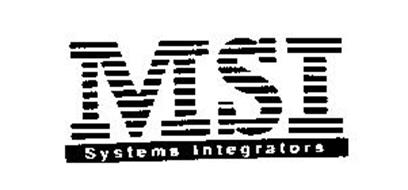 MSI SYSTEMS INTEGRATORS