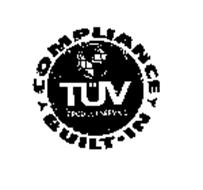 TUV PRODUCT SERVICE COMPLIANCE BUILT IN