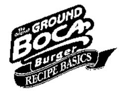 THE ORIGINAL GROUND BOCA BURGER RECIPE BASICS