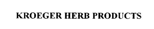 KROEGER HERB PRODUCTS