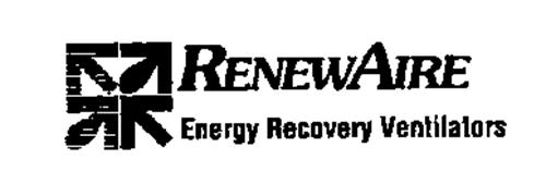 RENEWAIRE ENERGY RECOVERY VENTILATORS