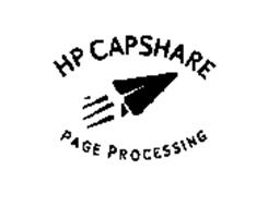HP CAPSHARE PAGE PROCESSING
