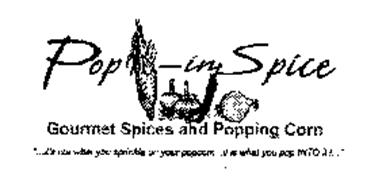 POP-IN SPICE GOURMET SPICES AND POPPINGCORN 