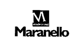 M MADE IN RED MARANELLO