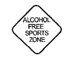 ALCOHOL FREE SPORTS ZONE