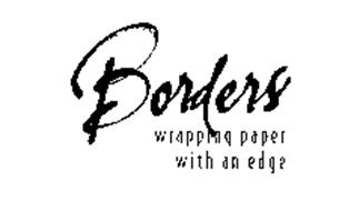 BORDERS WRAPPING PAPER WITH AN EDGE