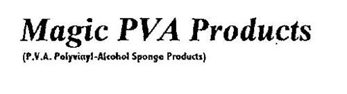 MAGIC PVA PRODUCTS (P.V.A. POLYVINYL-ALCOHOL SPONGE PRODUCTS)