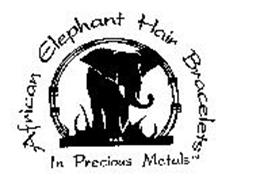 AFRICAN ELEPHANT HAIR BRACELETS IN PRECIOUS METALS