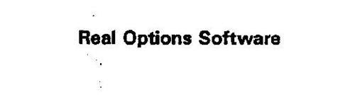 REAL OPTIONS SOFTWARE