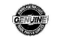 ALWAYS ASK FOR CANON GENUINE TONER, PARTS & SUPPLIES