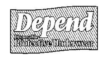 DEPEND DISPOSABLE PROTECTIVE UNDERWEAR