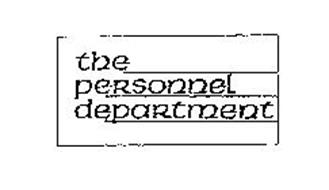 THE PERSONNEL DEPARTMENT