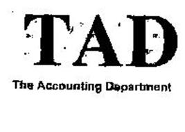 TAD WITH A SHADOW THE ACCOUNTING DEPARTMENT