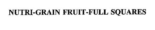 NUTRI-GRAIN FRUIT-FULL SQUARES