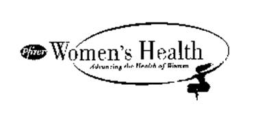 PFIZER WOMEN'S HEALTH ADVANCING THE HEALTH OF WOMEN