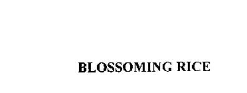 BLOSSOMING RICE