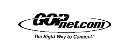 GOPNET.COM THE RIGHT WAY TO CONNECT
